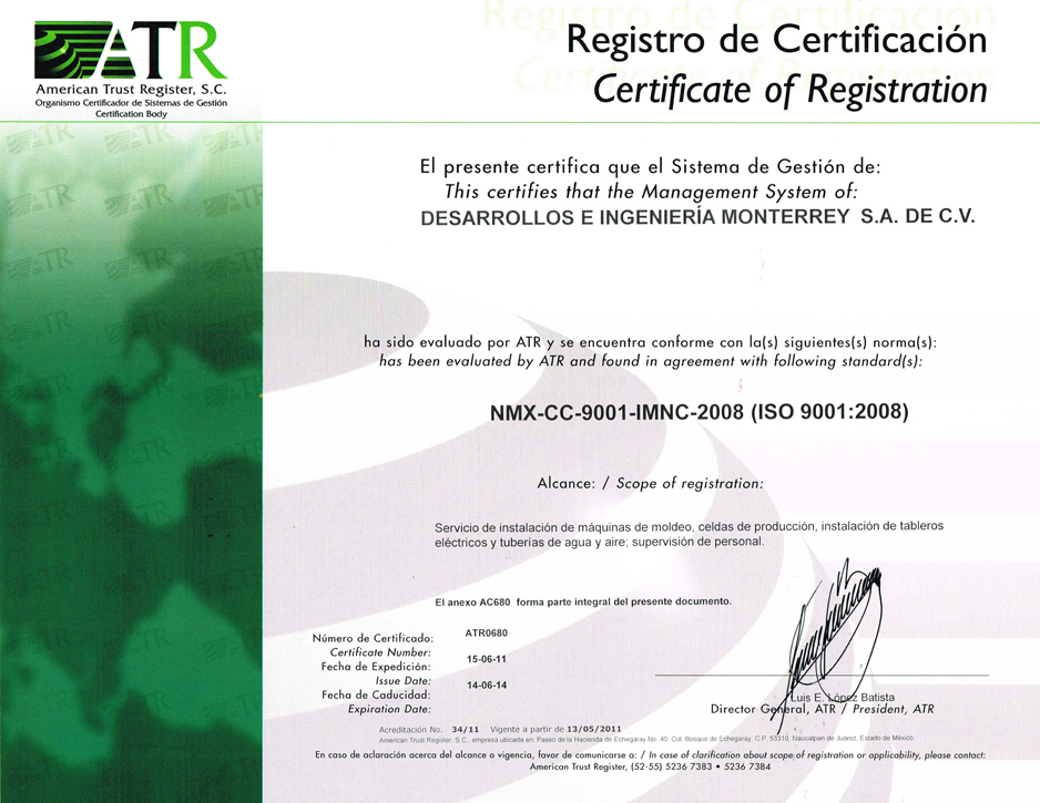 Iso 9001 2008